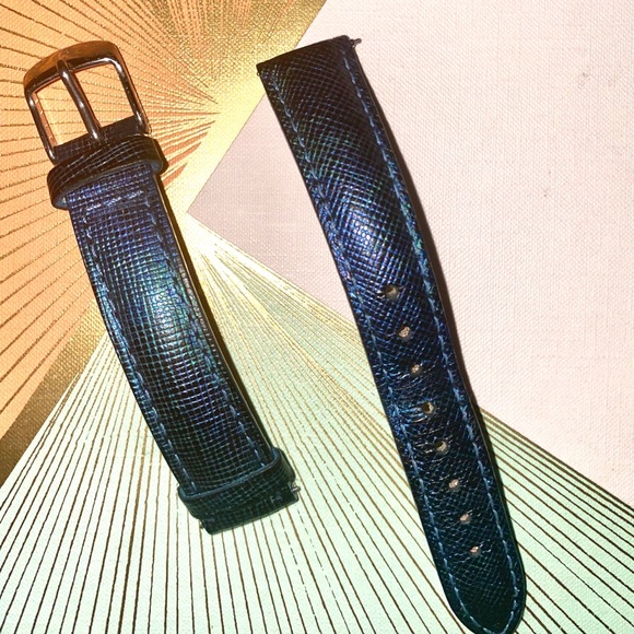 Turquoise 16mm Michele Replacement band - Picture 1 of 8